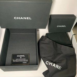CHANEL Boxes and Dust Bag. Brand New. Perfect Condition.